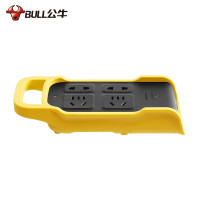 公牛(BULL)GN-C122X 插座 施工队插座 插排 4位无开关 无线