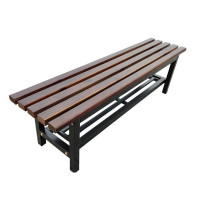 仓迪 東業家具胡桃色鞋架款长条凳尺寸2000×370×450mm