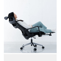 仓迪 法果办公椅舒适久坐人体工学椅电脑椅子可躺午睡老板椅 8089 空气坐垫
