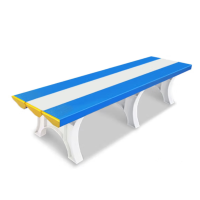 仓迪 塑料浴室更衣室防水换鞋板凳ABS全塑健身房洗浴户外防水长条凳子