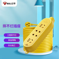 公牛(BULL)GN-C5 加长电动车充电插座 插排 4位10米(1.5mm²)