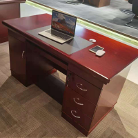 仓迪 圣斯顿D-1607油漆办公桌电脑桌1600*800*760mm(单位:张)红胡桃色