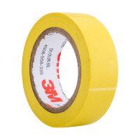 3M PVC电气绝缘胶带-普通型 1500 黄色 18mm×10m×0.13mm 1卷