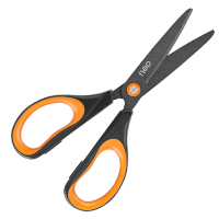 得力(deli)170mm特氟龙剪刀(单位:把)橙6055