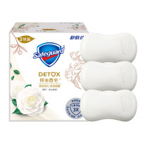 舒肤佳 100g*3 柔护山茶花排浊香皂 洁面沐浴洗手皂 洗去99.9%细菌