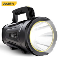 得力(deli) 大功率家用应急手电筒手提灯 强光远射多功能手电筒户外探照灯 DL551300B