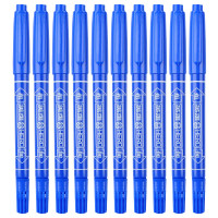 英雄(HERO) 887 涂鸦笔 物流记号笔 记号笔油性记号笔商务学生10支装蓝色