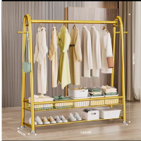鸿业盛大HY-15 1200*380*150mm衣帽架落地挂衣架 多功能衣架置物架颜色样式可选