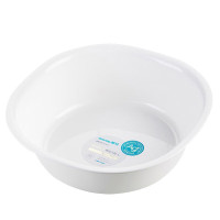 茶花 塑料盆 抗菌洗脸盆洗衣服盆子脸盘小号 31cm 方盆L号 3个装 116003