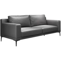 JL/俱林 双人位真皮办公沙发 2000*750*850mm 公差±5cm