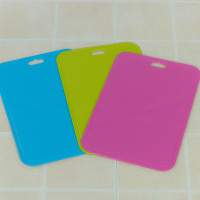 茶花(CHAHUA) 茶花厨易炫彩砧板方形塑料菜板加厚案板塑料制品06201K 天蓝色1个装