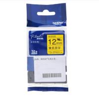 兄弟 TZe-ZFX631 原装色带(线缆标签) 黄底黑字单支装(适用兄弟PT系列)尺寸:12mm*8m(单位:支)