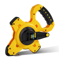 得力(deli)DL9050G 架式钢卷尺三倍速塑壳(黄)50mX12.5mm