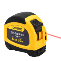 得力(deli)DL4172 激光测距钢卷尺(黄)5+30m