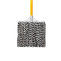 苏识 XJZ046 棉线拖把工厂平板宽头拖把 蓝白10cm加固款木杆 5把/包