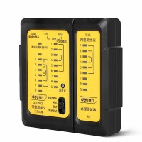 得力(deli)网络测线仪RJ45+RJ11单头测试(黄 DL335102