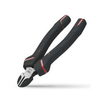 得力(deli) DL0204专业级德式斜嘴钳省力型铬钒钢(红)6