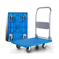 得力(deli)DL431150 平板车轻音轮(蓝)150kg