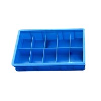 安赛瑞(SAFEWARE)23845分格周转箱 D型10格 PE 外/448×327×104mm YX