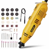 得力(deli)DL6391 交流电磨塑盒(黄)130Wφ3.2mm