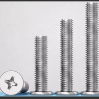 册宣 304不锈钢十字扁平头螺丝M6*20