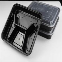 家佳恒美方四格一次性餐具150套/箱(单位:套)