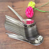 家佳恒美不锈钢平底勺子[100支/包](单位:包)