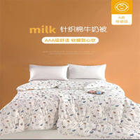 紫韵200*230针织棉牛奶被盖被(单位:床)