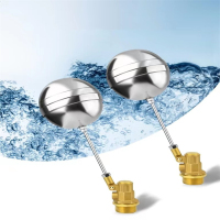 狼之吻不锈钢浮球阀开关水位控制器水满自停阀水箱水塔铜球阀 4分DN15