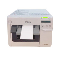 爱普生(EPSON)TM-C3520 全彩色喷墨标签机 工业型不干胶 票据折扣券打印机(网络接口 打印头防堵设计)