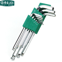 老A(LAOA)9件套球头内六角扳手套装LA316209 1.5-10mm