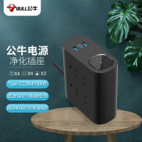 公牛 20WPD电源滤波净化器 防过载抗电涌插座/插线板/插排 8孔 GN-H544UQ
