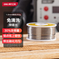 得力(deli)锡丝松香芯免清洗焊锡丝焊丝电烙铁焊接锡丝1.0mm线径250gDL395250