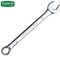 老A(LAOA)CR-V镜面防滑梅花开口两用扳手呆梅扳手17mm LA315517