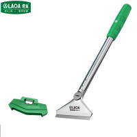 老A(LAOA)可敲击不锈钢柄清洁铲刀 刮污刀地板铲墙皮美缝除胶小铲子玻璃刮刀开荒保洁工具390mm LA112224