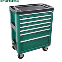 世达 SATA 95207 7抽屉带轮工具车29寸