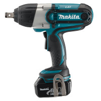 牧田(MAKITA)DTW450RME 电动扳手充电式冲击扳手小风扳风炮机锂电池18V 1/2英寸4AH两电一充