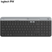 罗技(Logitech)K580 键盘 无线蓝牙键盘 办公键盘 便携超薄键盘 笔记本键盘 平板键盘 K580 灰色
