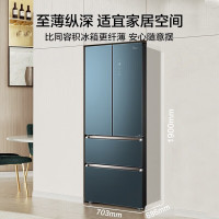 美的BCD-437WFGPZM(E) 437升变频多门四开门冰箱家用除菌无霜