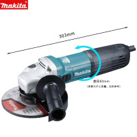 牧田(MAKITA)GA6040 C01角向磨光机手纱轮1400W 150mm前开关电子调速
