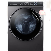 海尔(Haier)8公斤全自动滚筒洗衣机 变频节能巴氏除菌超薄款 洗脱一体机 XQG80-B14126L