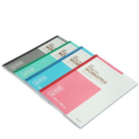 晨光(M&G)APYJS411 A5无线装订本60页商务软抄记事本办公学习用学生笔记本单线本20本装