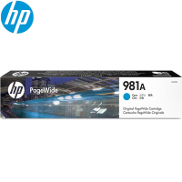 惠普(HP)J3M68A 981A 青色墨盒(适用惠普X556DN X586D X586F X586Z)约6000页