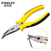 史丹利STANLEY DYNAGRIP弯嘴钳6英寸尖头 手工尖嘴钳 电工多功能 小型号多用钳子 STHT84071-8-