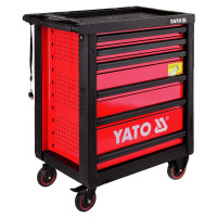 易尔拓(YATO)YT-0902 工具车推车多功能抽屉式车间工具箱工具柜6层侧面带孔无工具