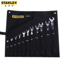 史丹利(STANLEY)94-400-22 11件套英制精抛光两用长扳手组套 梅花开口呆扳手套装