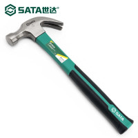 世达(SATA)玻璃纤维柄榔头木工铁锤钉锤手锤连体羊角锤子92331(1.5磅)