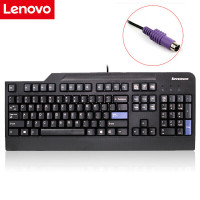 联想(Lenovo)键盘 笔记本台式电脑家用办公PS2接口转USB接口 EKB425A/SK8813