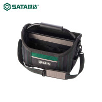 世达(SATA)开口钢管便携背包工具包加厚帆布涤纶布多功能五金工具包维修工具包14英寸95189