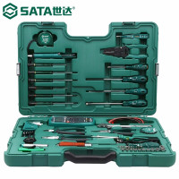 世达(SATA) 56件套电工组套检修电讯维修工具套装电子网络弱电工具9535